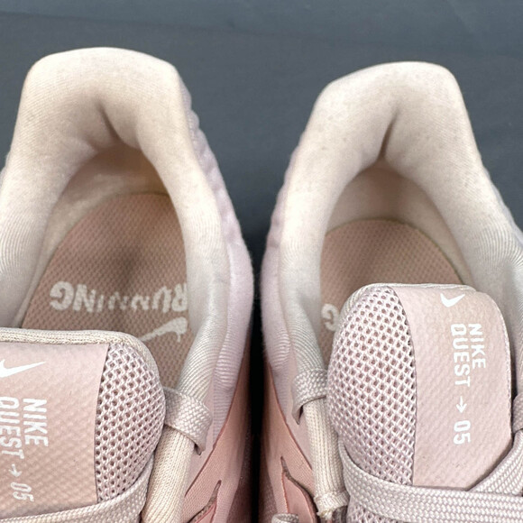 Nike Shoes 9 Quest 5 Running Barely Rose Pink Sporty Athletic Gym Athleisure PE - Picture 10 of 16